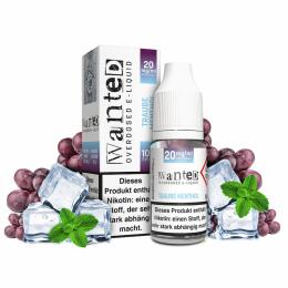 Wanted Overdosed Nikotinsalz Liquid 10ml - Traube Menthol