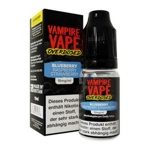 Vampire Vape Overdosed Nikotinsalz - Blueberry Raspberry Strawberry