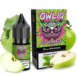 OWLIQ Nikotinsalz 10ml  - Sour Apple