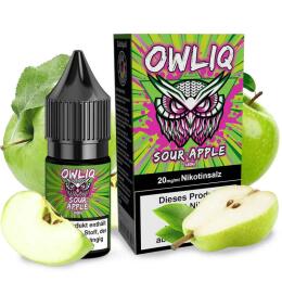 OWLIQ Nikotinsalz 10ml  - Sour Apple