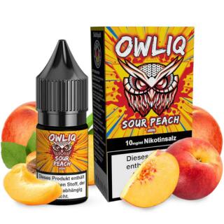 OWLIQ Nikotinsalz 10ml  - Sour Peach