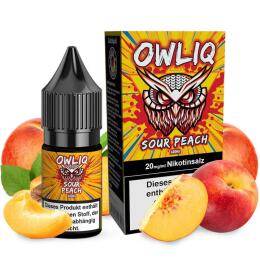 OWLIQ Nikotinsalz 10ml  - Sour Peach