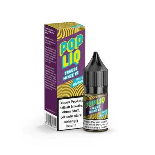 PopLiq Nikotinsalz 10ml - Traube Minze