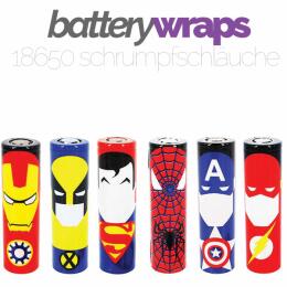 18650 Akku Wraps - 6x Schrumpfschlauch