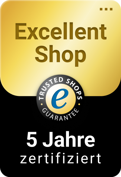 Trsuted Shops 5 Jahre zertifiziert